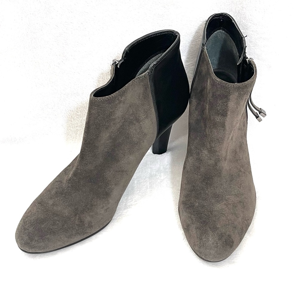 Franco Sarto Emelina Suede/Leather Ankle Boots